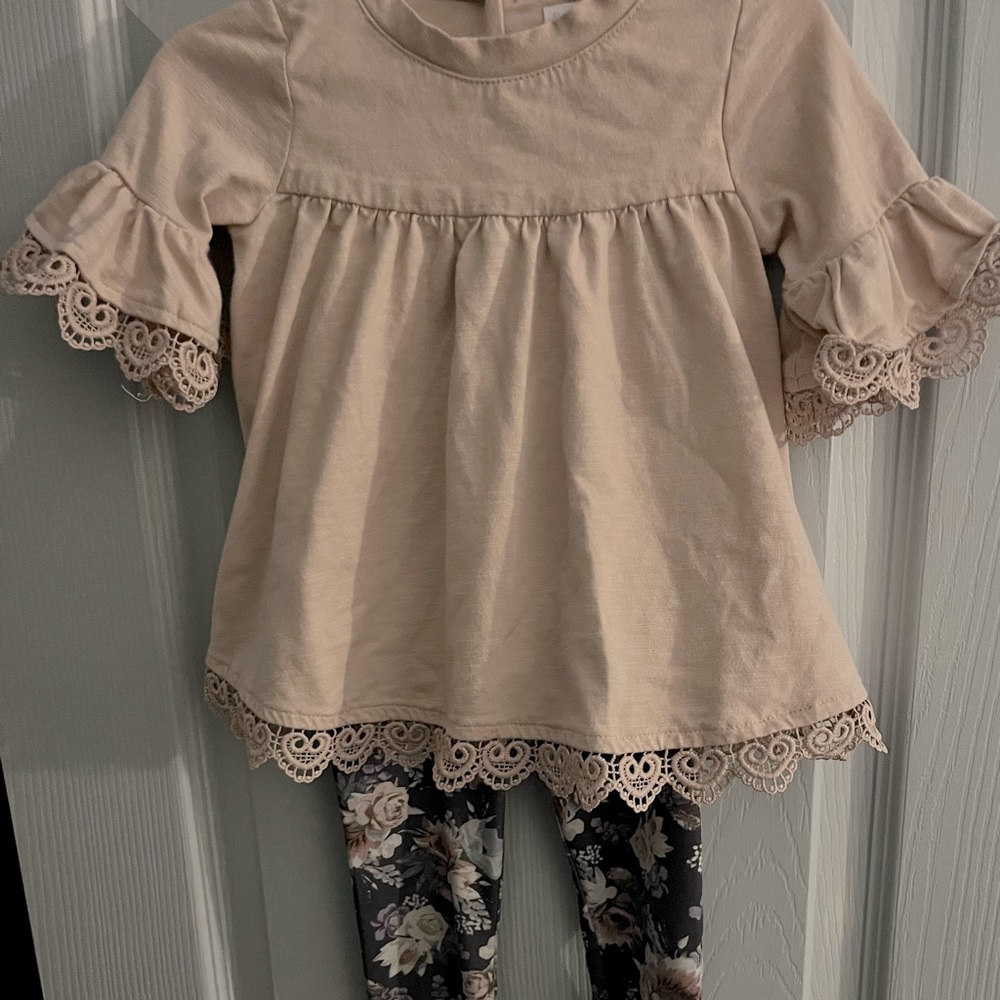 Baby dress blouse & leggings